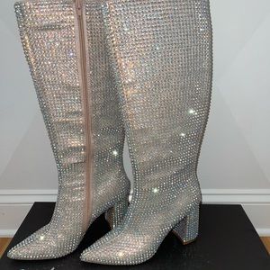Betsy Johnson rhinestone heels